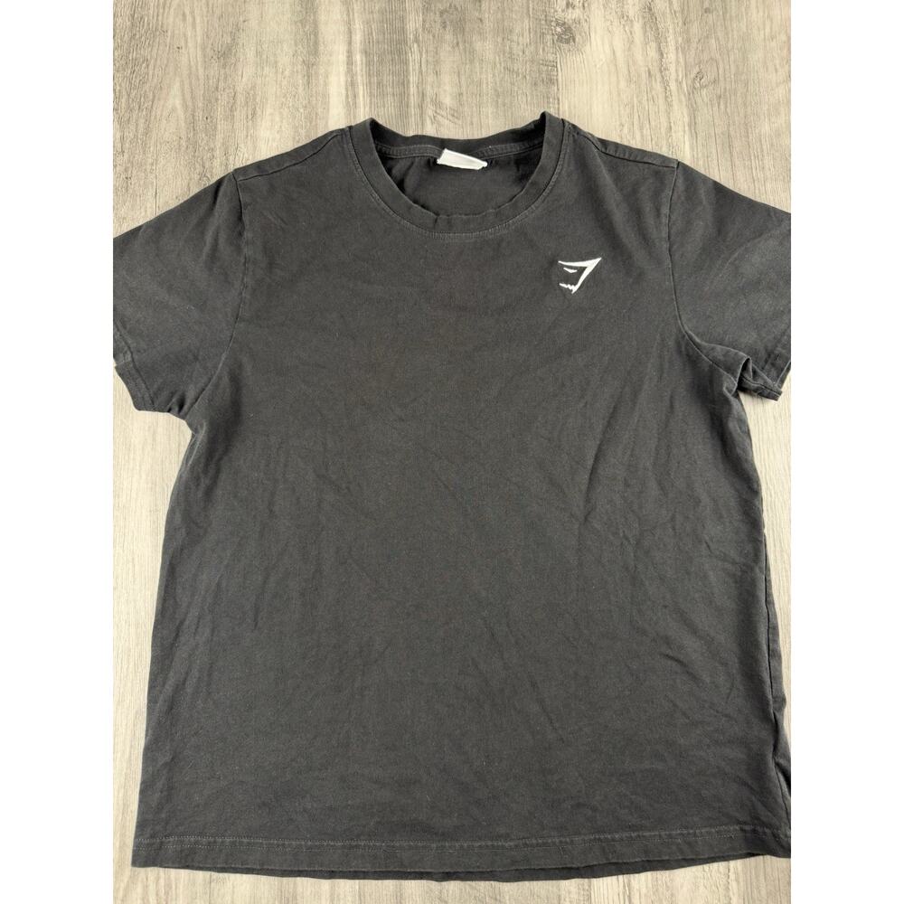 Gymshark Womens Short Sleeve T-Shirt in Black Size Medium